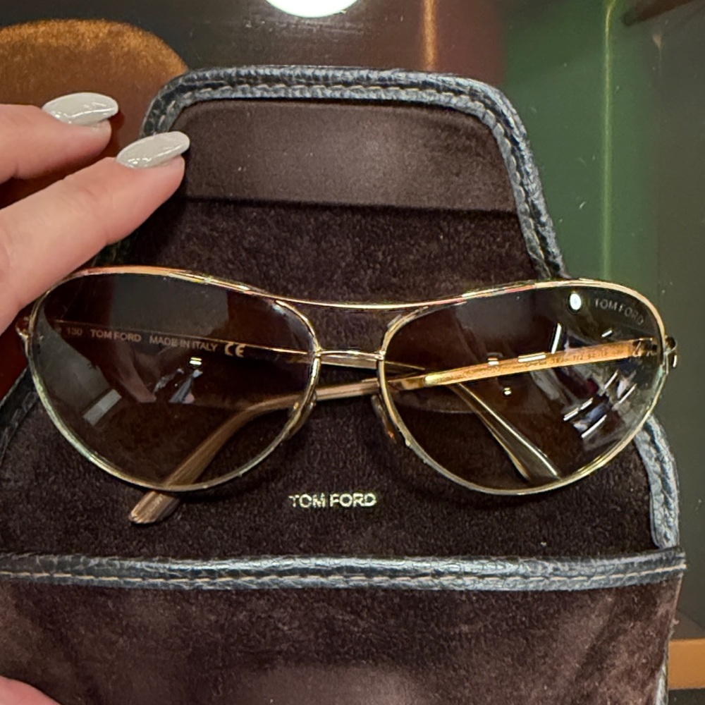 Tom Ford Gold Frame Sunglasses